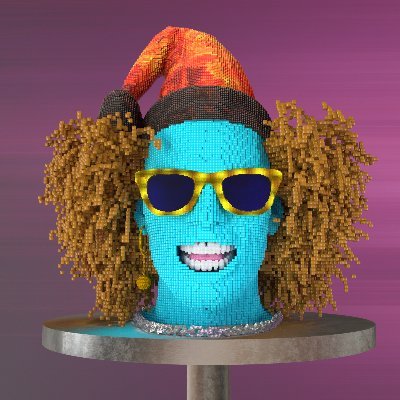 NFT drop preview for VOXEL CRAZY HEAD