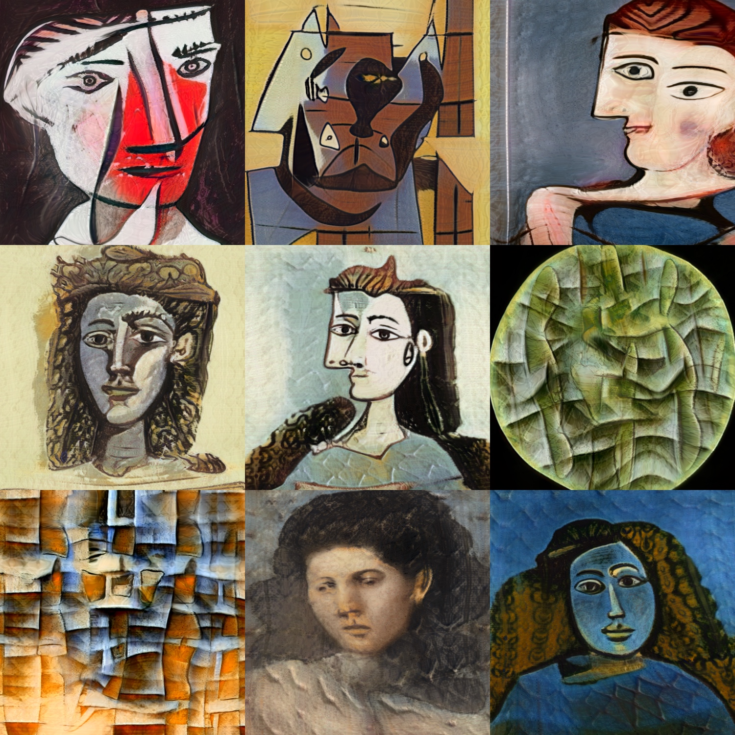 NFT drop preview for thepicassoproject – Pablo Picasso. Reborn as a Neural Network. Fine Art in NFT Form.