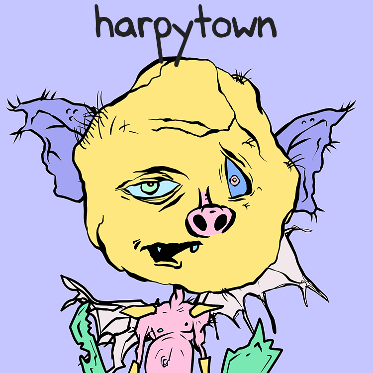 NFT project preview for Harpytownwtf