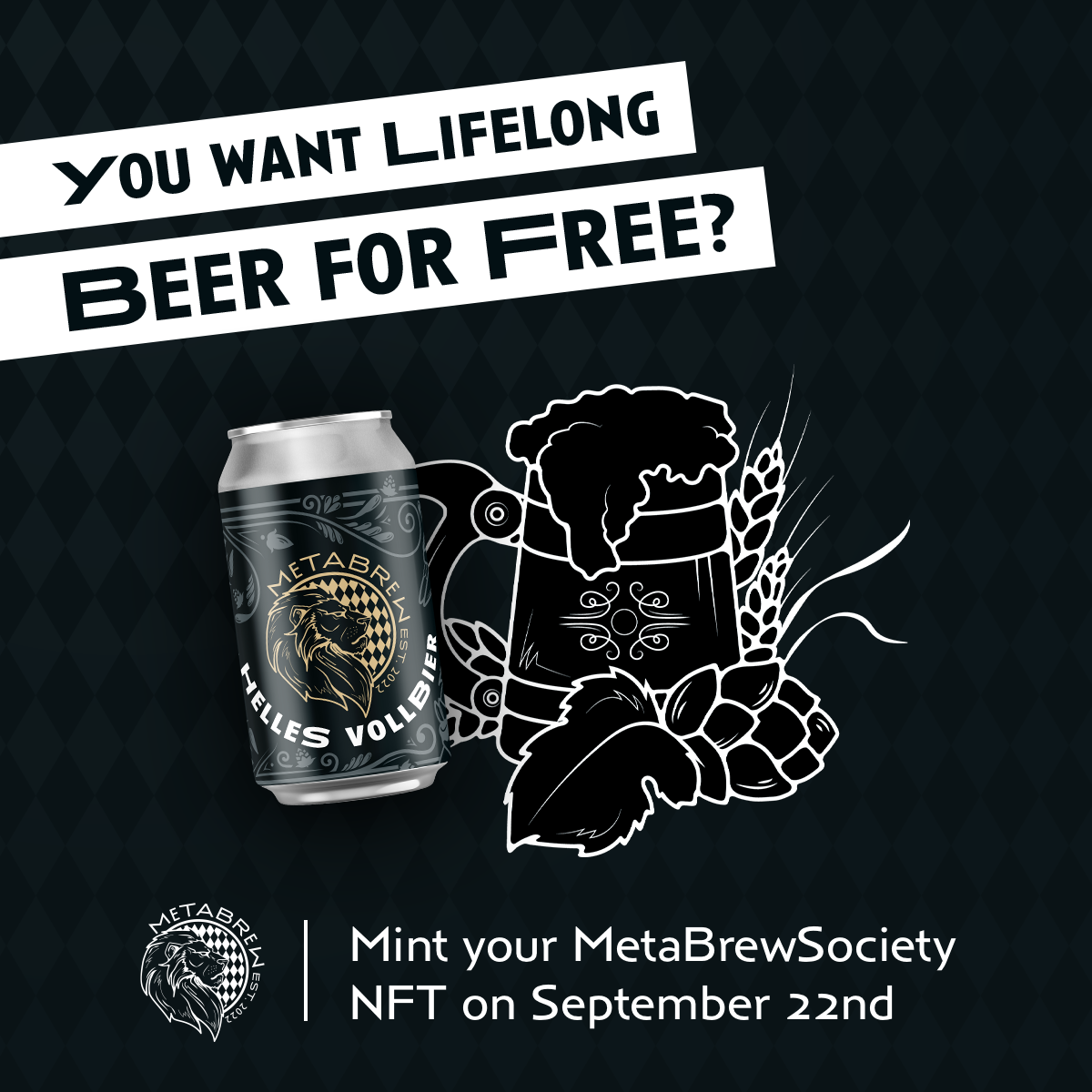 NFT drop preview for MetaBrewSociety