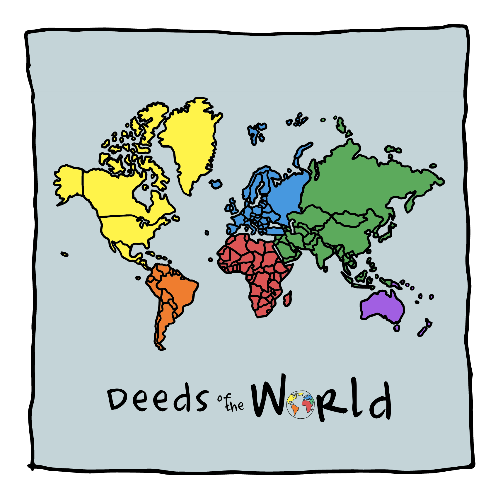 NFT project preview for Deeds of the World