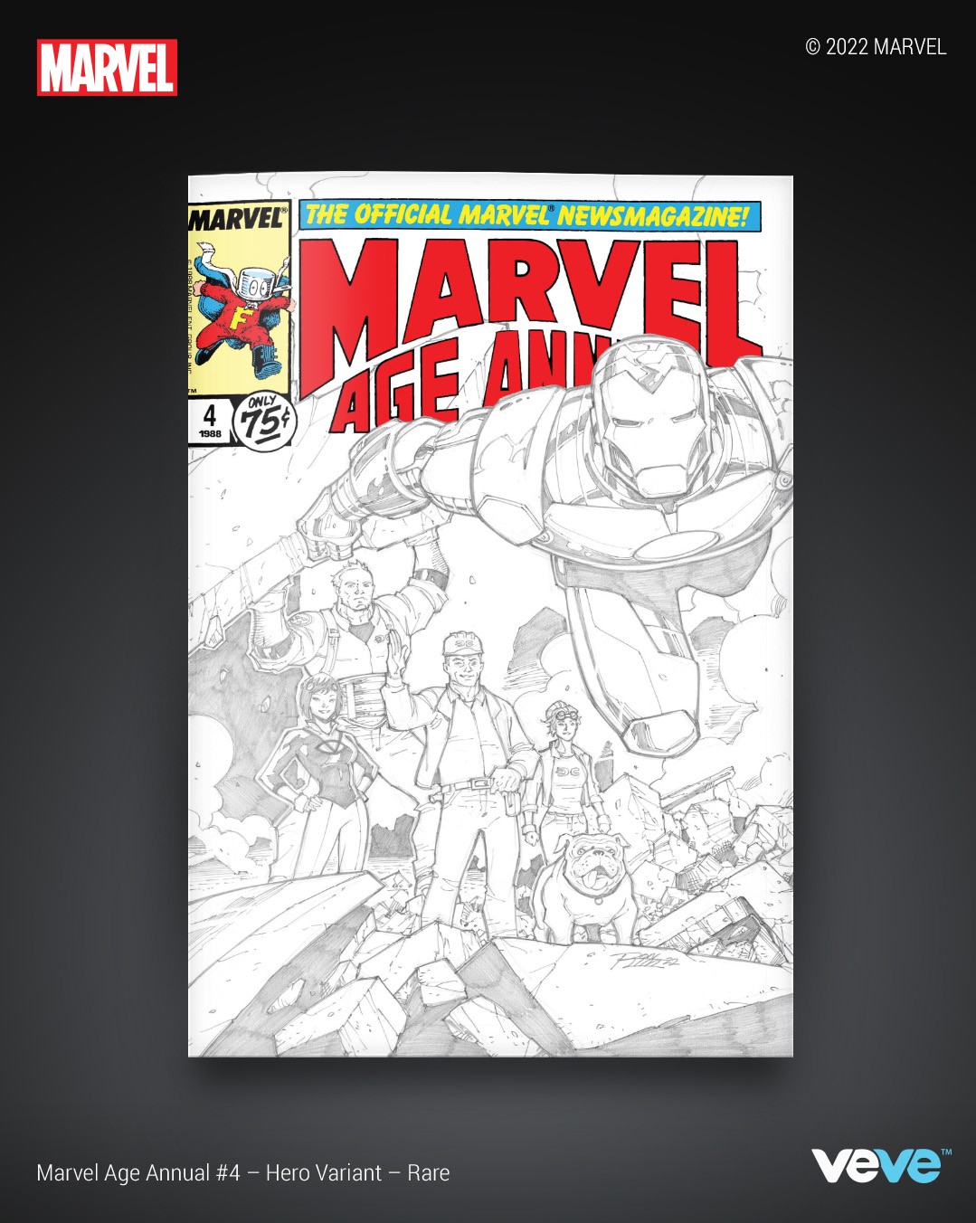 NFT project preview for VeVe - Marvel Digital Comics - Marvel Age Annual #4